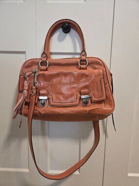 Vintage Coach Poppy Leather Satchel Handbag #3082